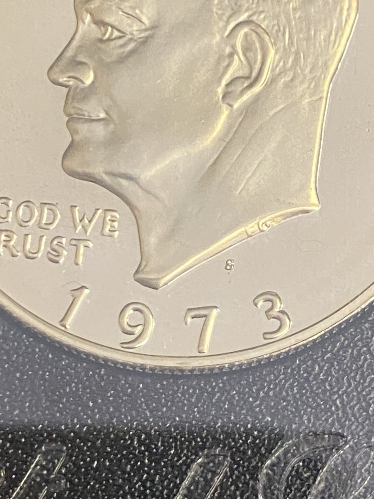 1973-S Eisenhower Ike Silver Proof $1 Dollar Coin