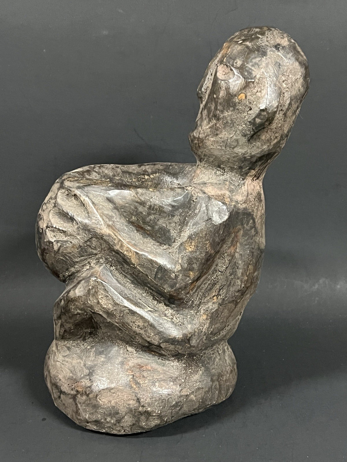 Ifugao Authentic Antique Seated Bulul Statue Circa 1900 Luzon Philippines