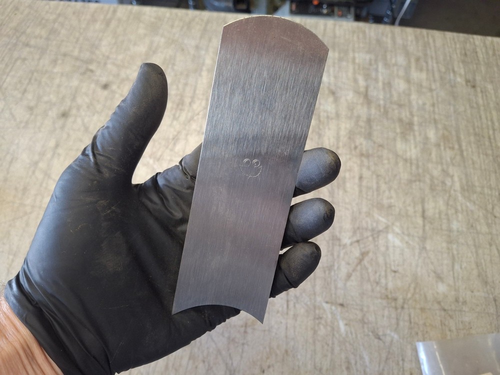 (3) Two Cherries Kirschen Rectangular Gooseneck Hollow Round Cabinet Scraper