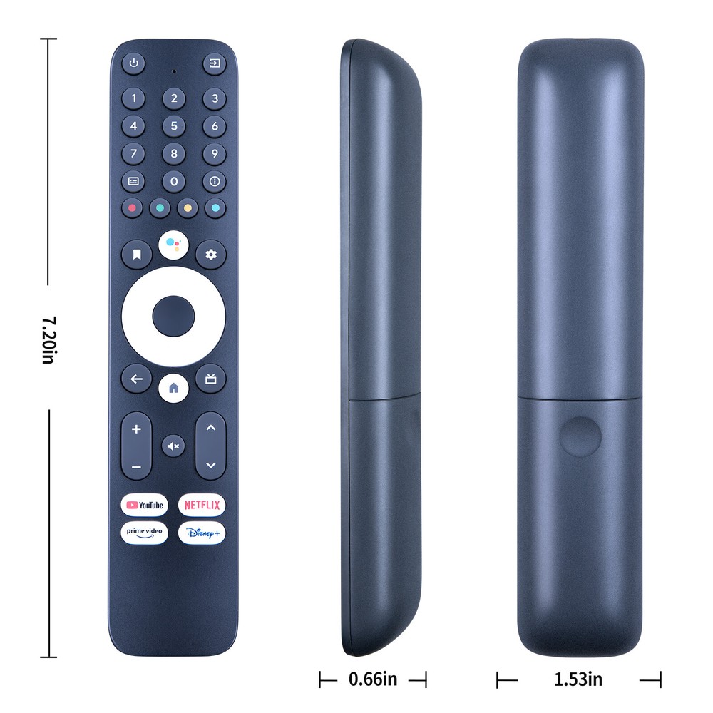 For RockTek G2 4K Android TV 11.0 Streaming Box Remote with Google Assistant