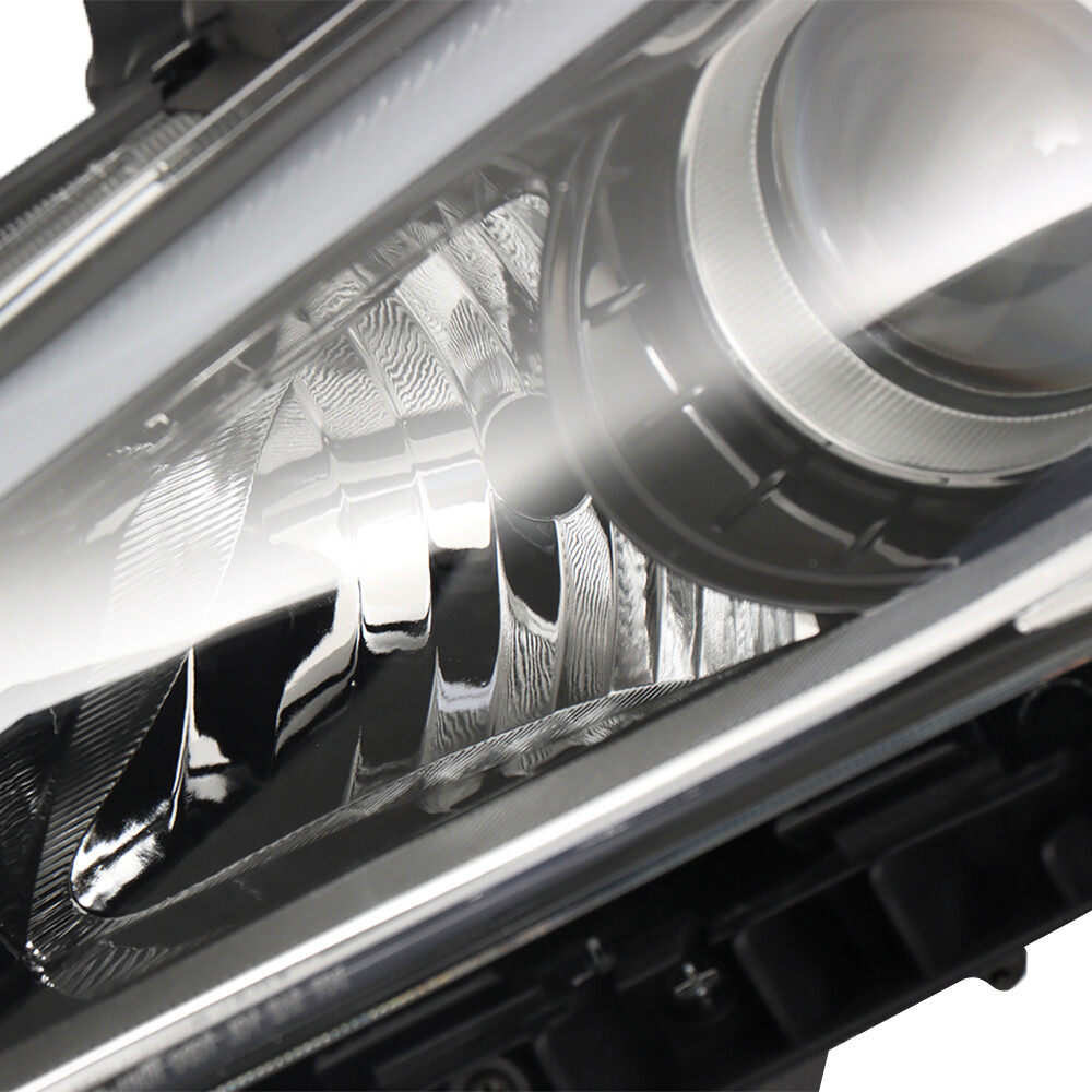 Labwork Left+Right Headlight Assembly For 2015-2017 Hyundai Sonata Chrome Clear