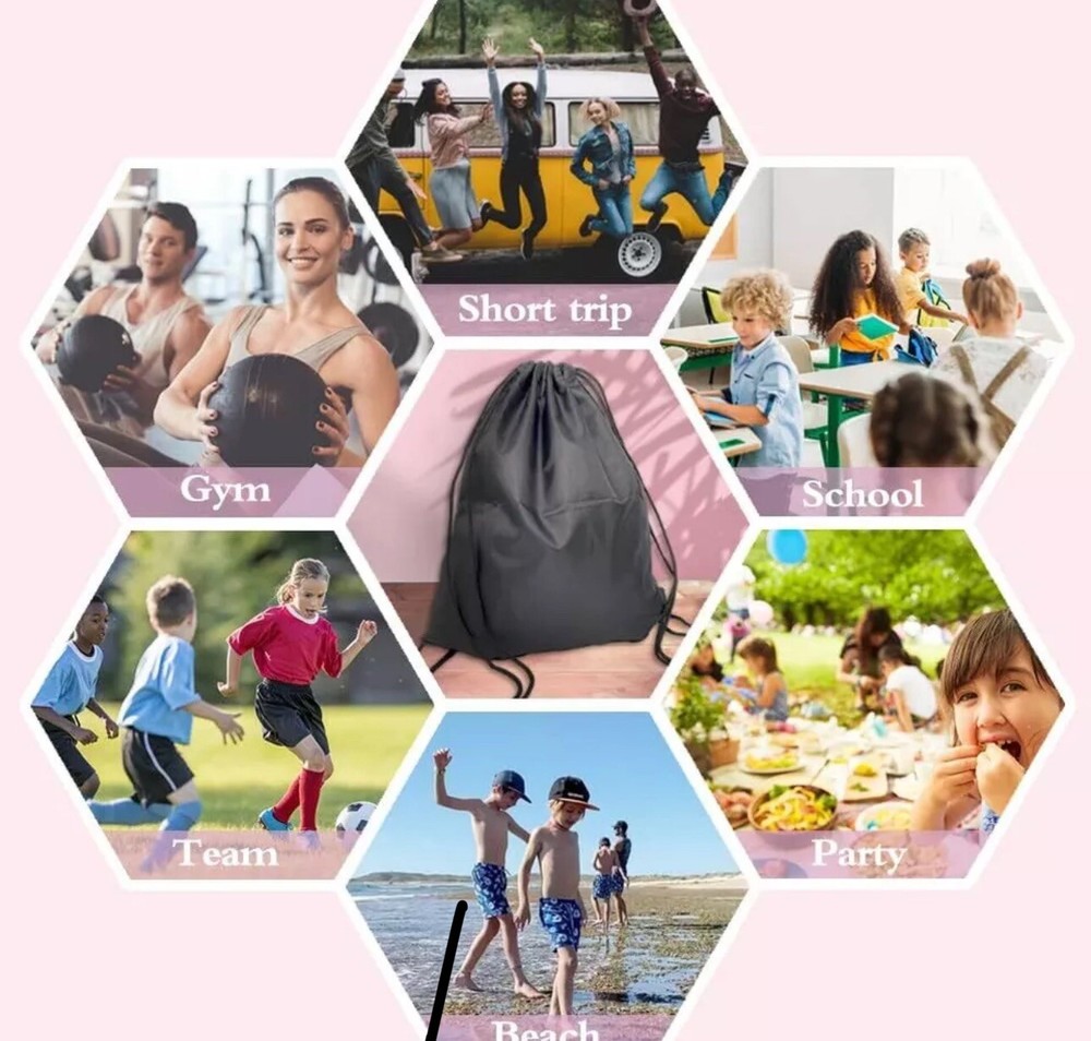 Pirouettes and Bling Drawstring Backpacks, Ballet Backpacks,...