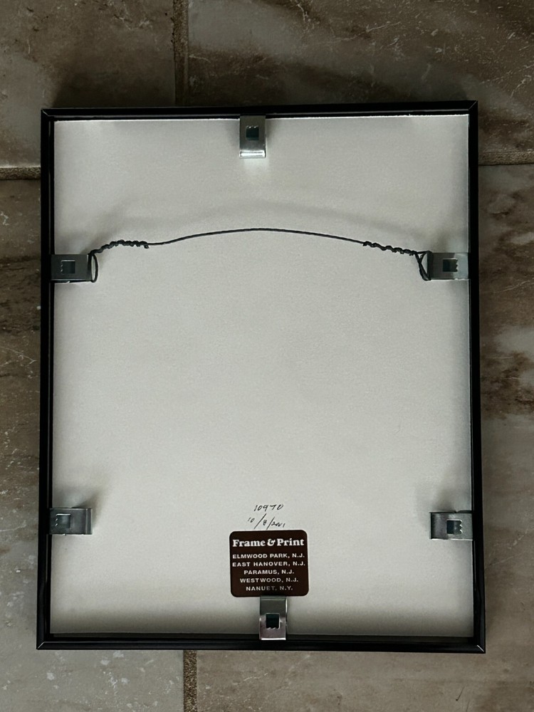 KISS vintage Photo PAUL STANLEY Alive Worldwide Reunion Tour Ibanez 8x10 Framed