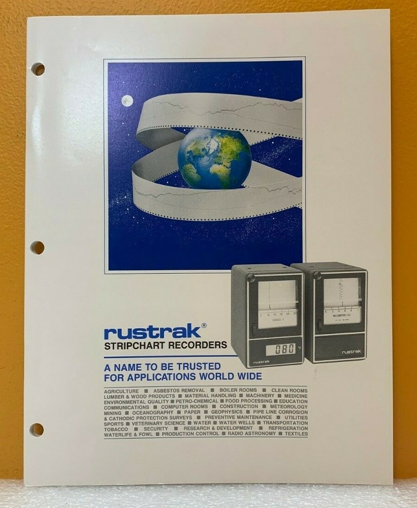Rustrak Stripchart Recorders Catalog.