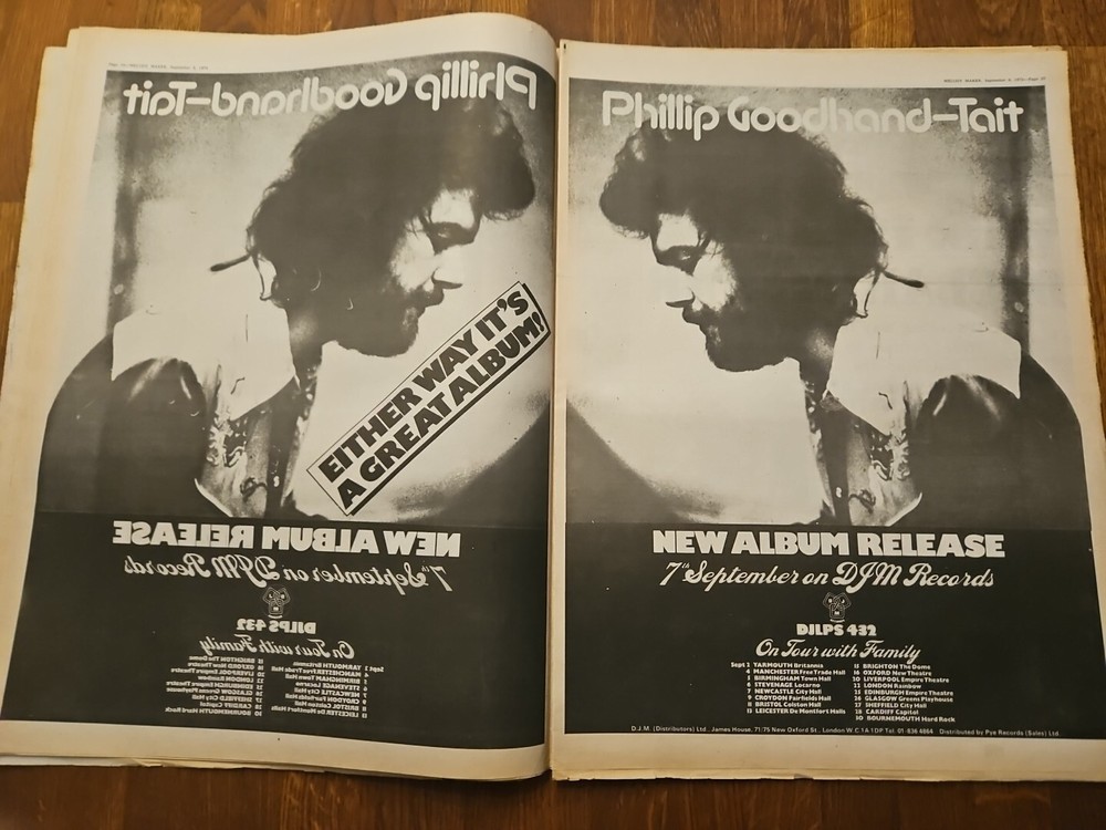 Melody Maker September 8th 1973, Mick Jagger David Bowie Cover