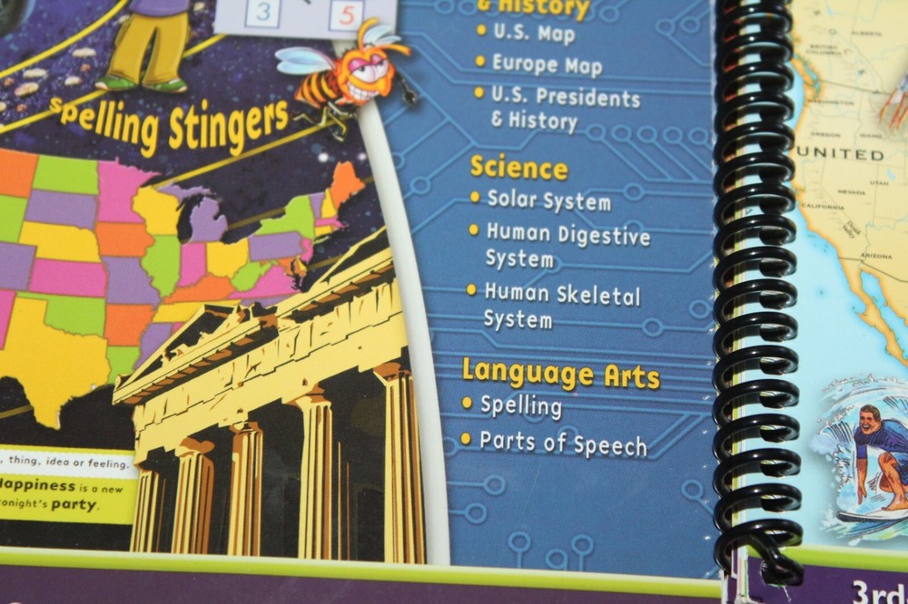 Quantum Pad Geography Lot And Sampler grades 3-5 Math Science Reading -YS5 -9