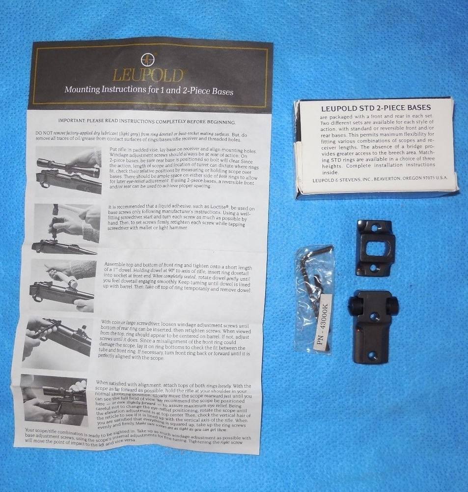Leupold 2pc.Base Set STD BR A-BLT STD #41777