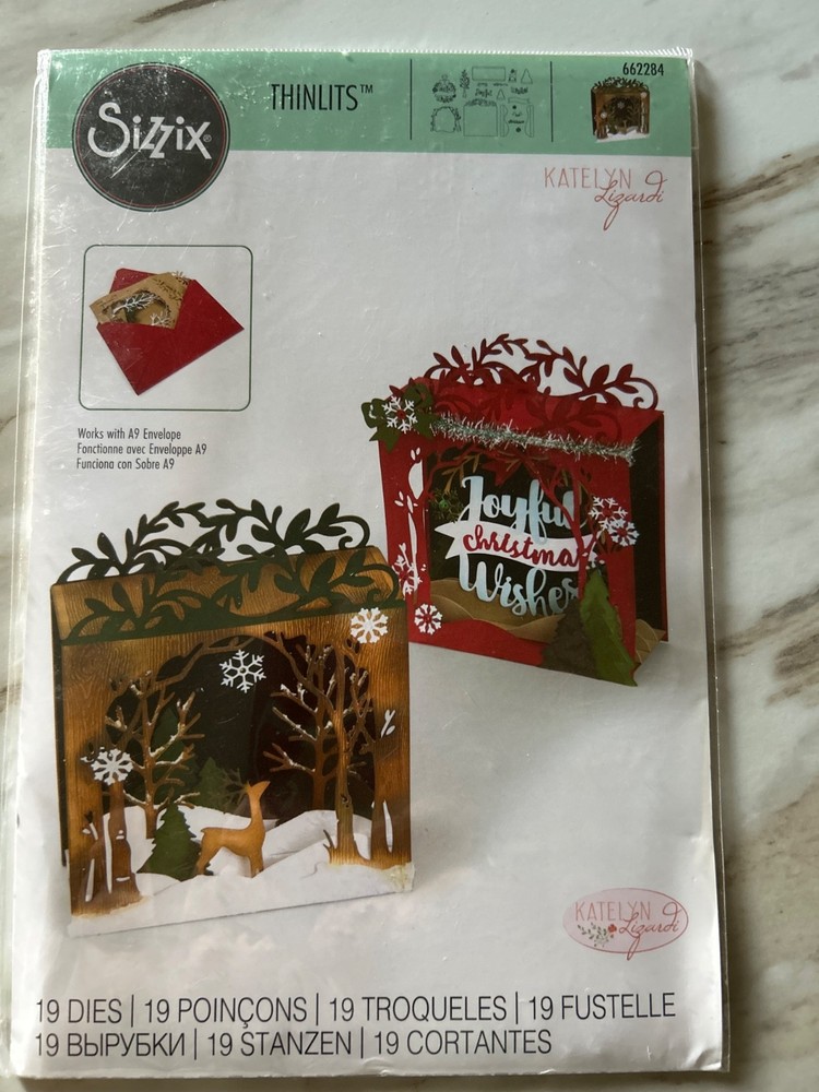 Sizzix  Thinlits Holiday Shadow Box*New*Free Ship