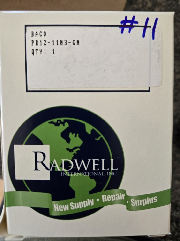 New Never Open Baco PR12-1103-GN Main Switch