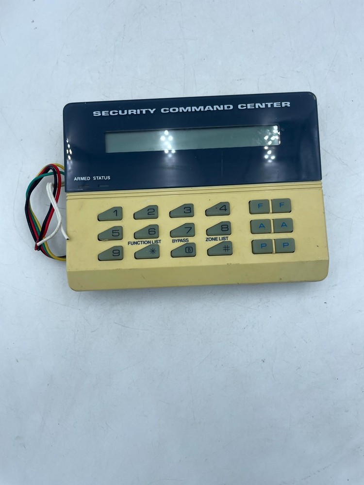 Security Command Center Alphanumeric Keypad Beige Wired Digital Wall Mounted