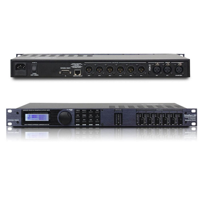 Drive Rack 260 Loudspeaker Management System Audio Processor 2 Input 6 Output