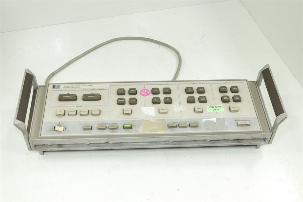 HP Agilent 8510C Network Analyzer Front Panel 85102-60029 Interface