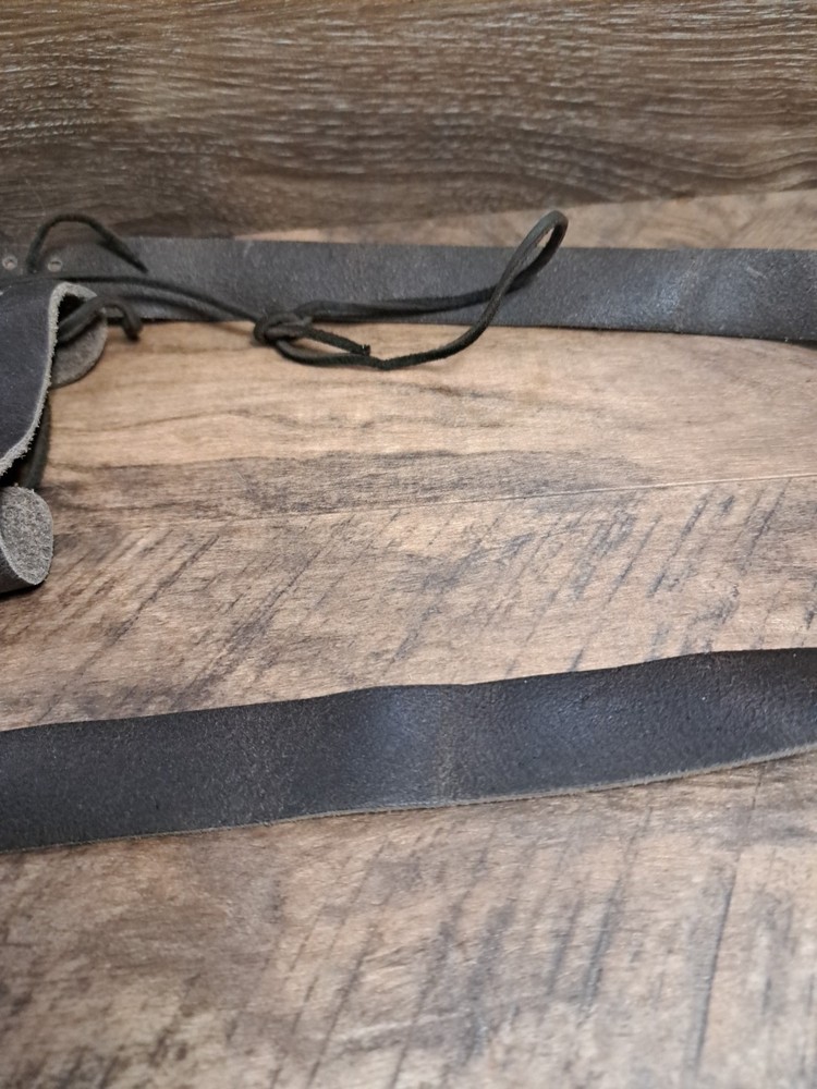 Nice Leather Lace Up No Drill Muzzleloader Sling, Fits TC Hawken