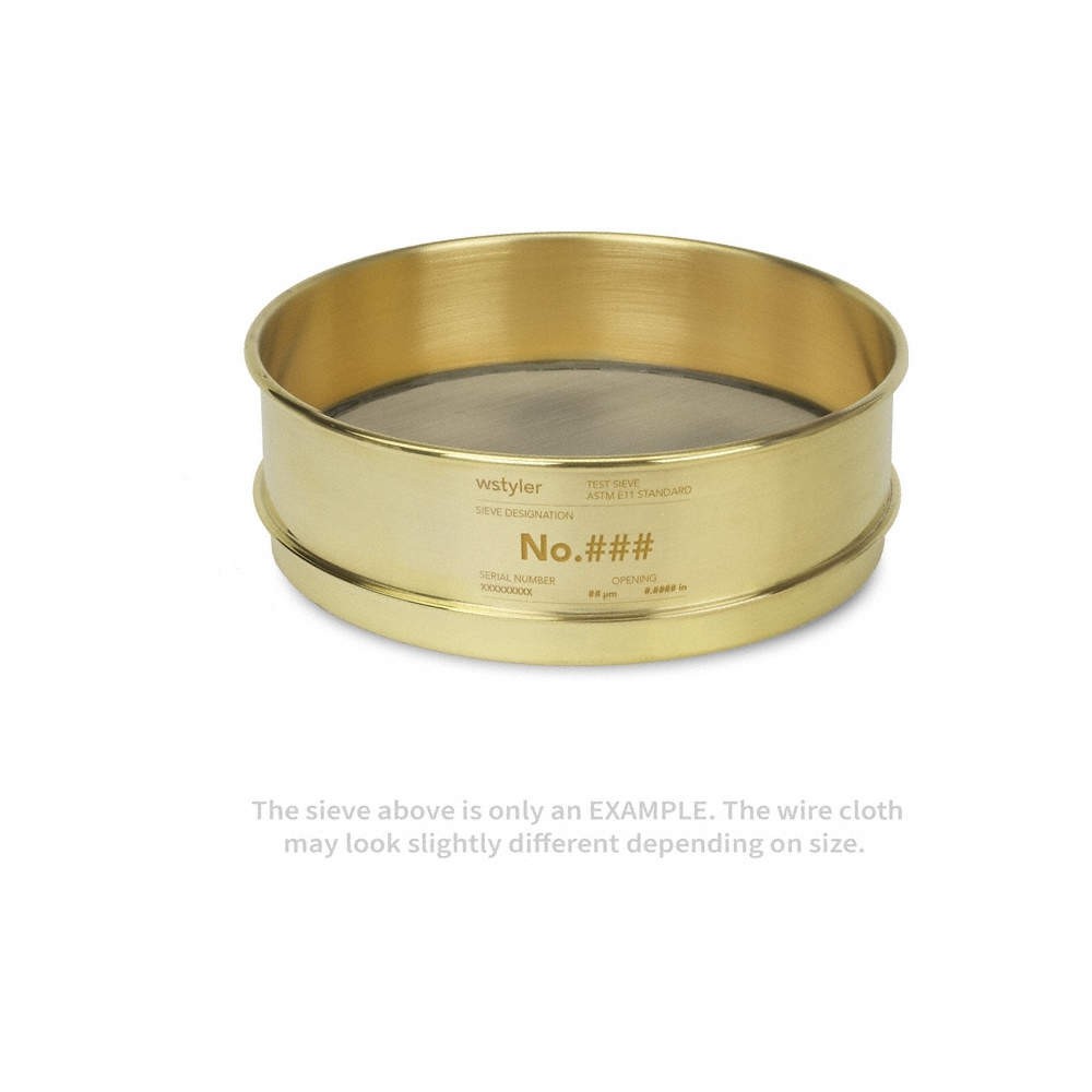 ADVANTECH 100BS8F Sieve, #100, B/S, 8 In, Full Ht 9W632