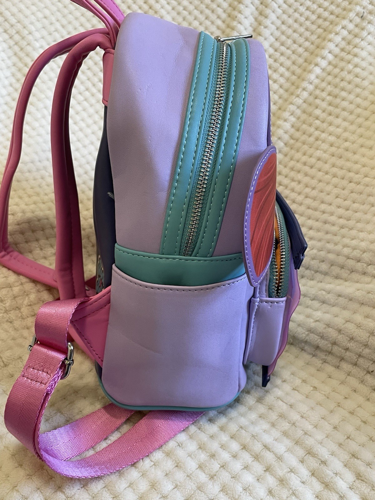 Disney Pixar Moments Finding Nemo Darla Fish Tank Loungefly Mini Backpack Bag