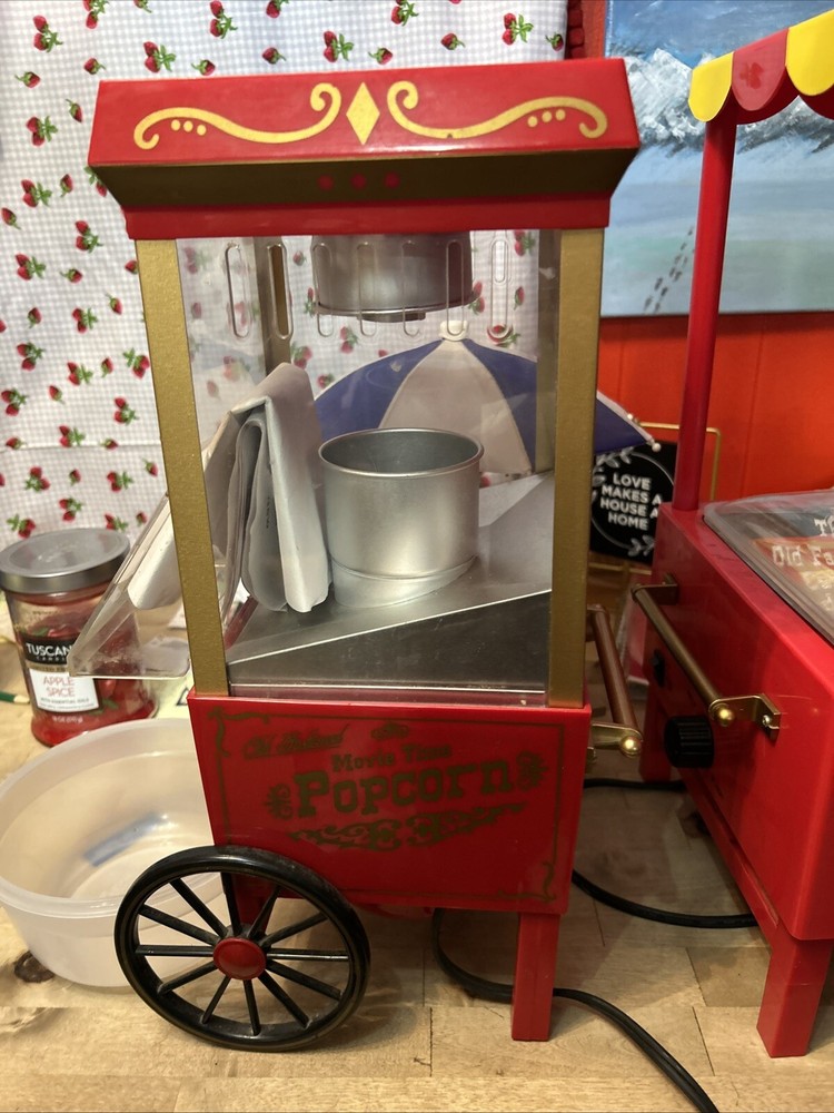 old fashioned popcorn maker and Hot Dog Maker