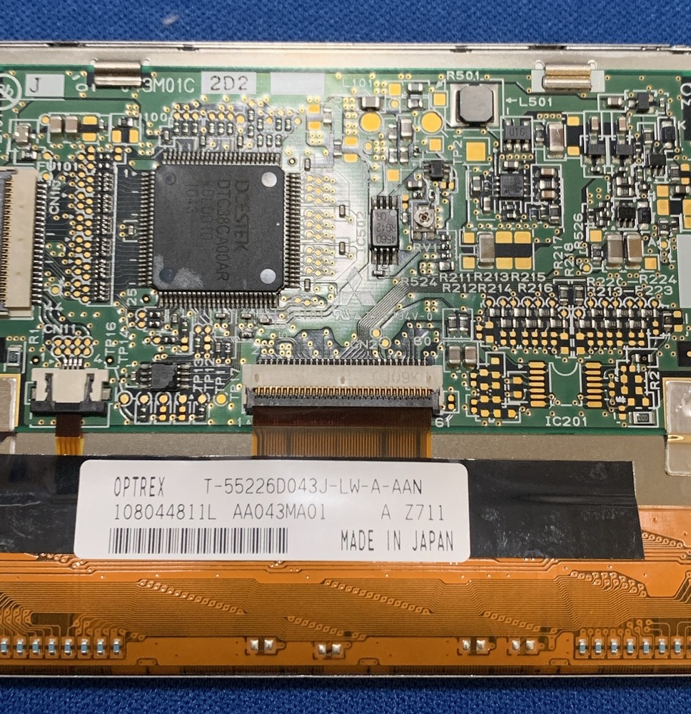 AA043MA01 4.3" 800×480 Resolution LCD Screen Panel With Touch Panel