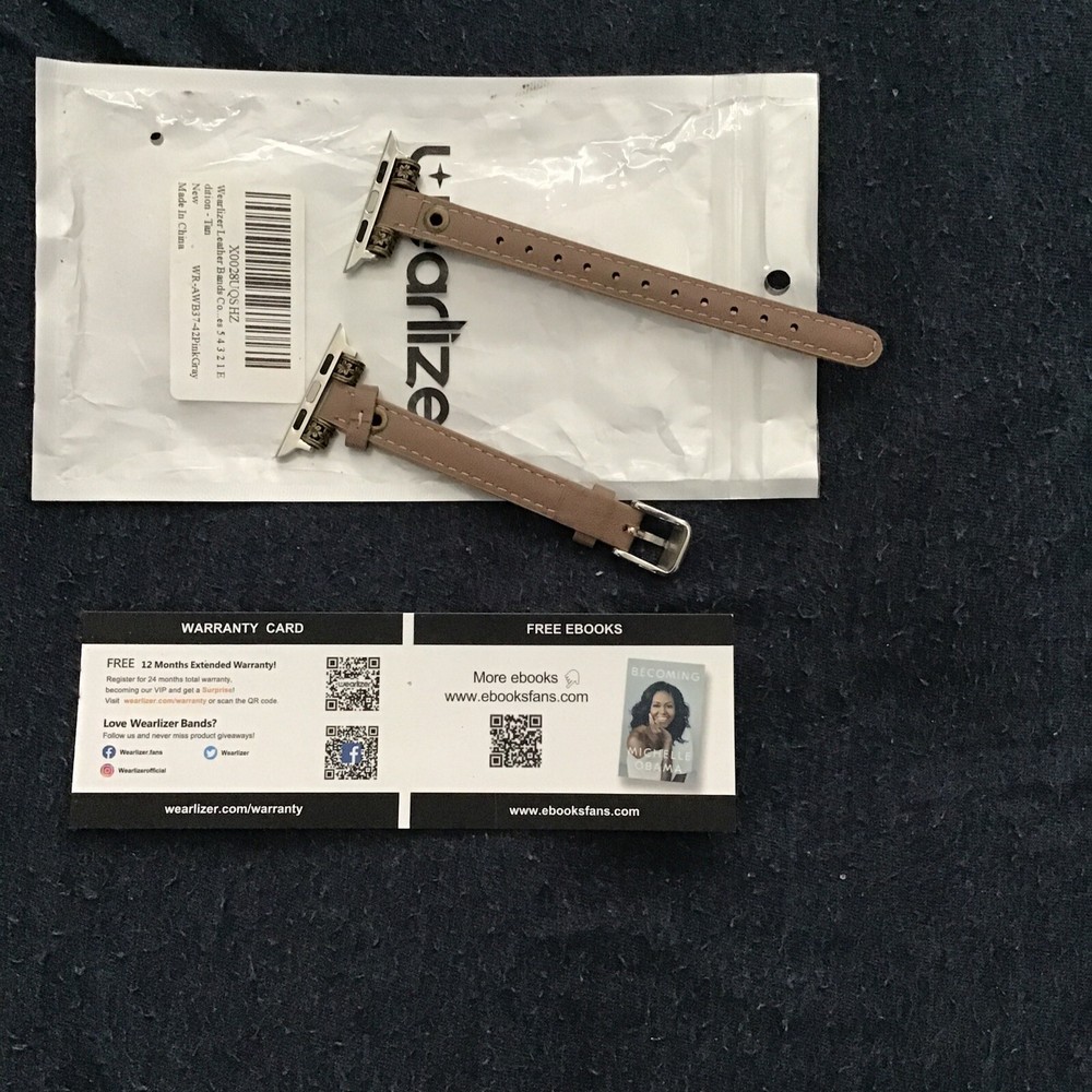 Wearlizer Apple Watch Band Black