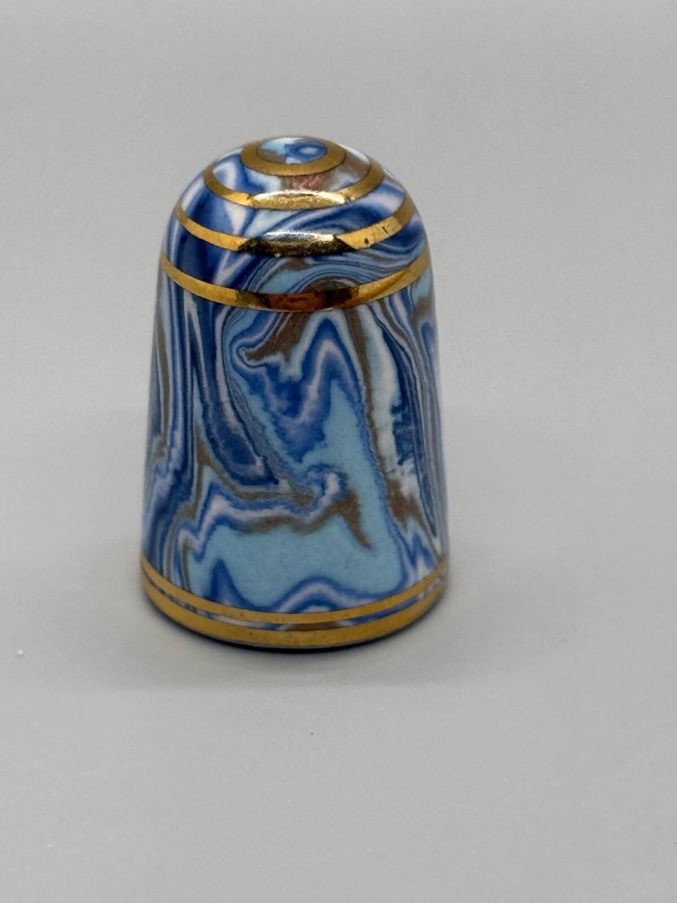 BOUCHET ORIGINAL AGATEWARE THIMBLES JERSEY BRITISH ISLES