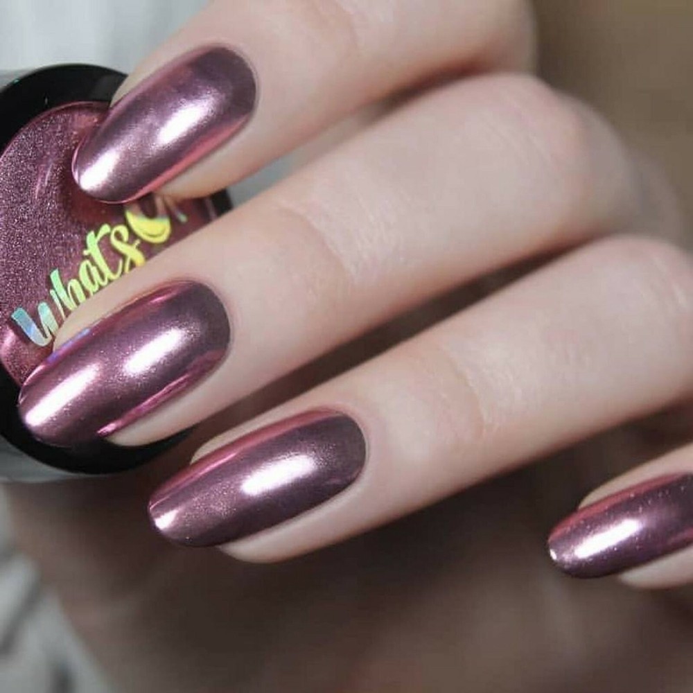 Rose Chrome Powder For Mirror Nails
