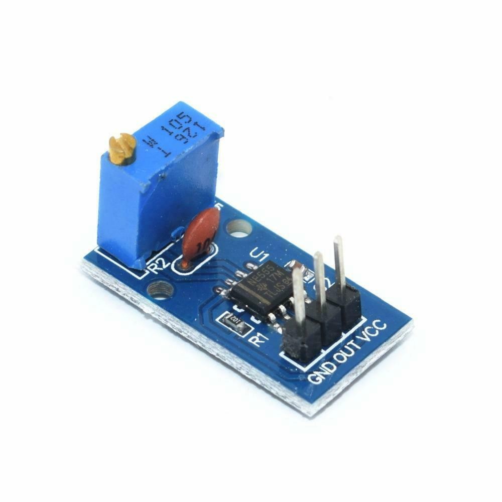 10pcs NE555 Duty Cycle Pulse Frequency Adjustable Square Wave Generator Module