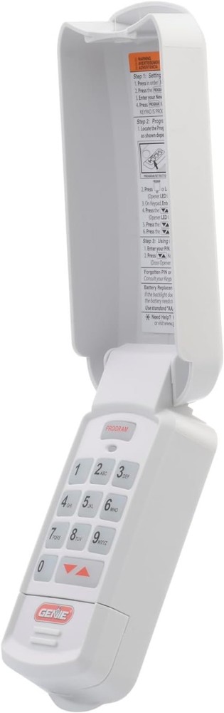 Intellicode Compatible Garage Door Wireless Keypad - Easy Access with Backlight