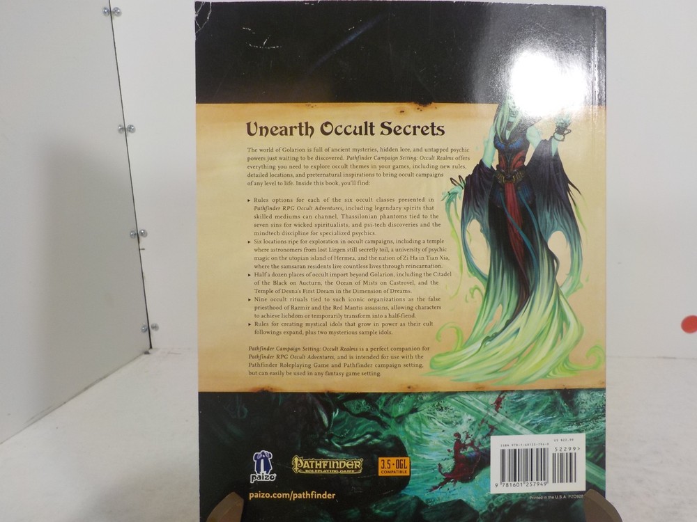 A714 Pathfinder Campaign Setting: Occult Realms RPG Paperback Book