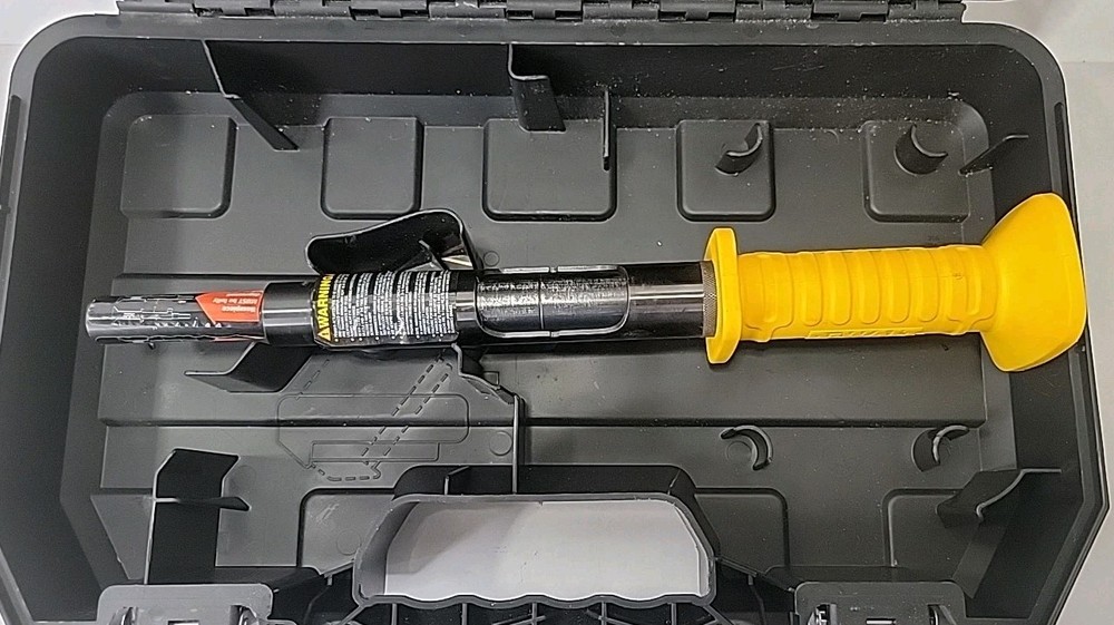 Dewalt P1000 Single Shot Actuated Hammer Tool, Cordless Drill Case, UNTESTED