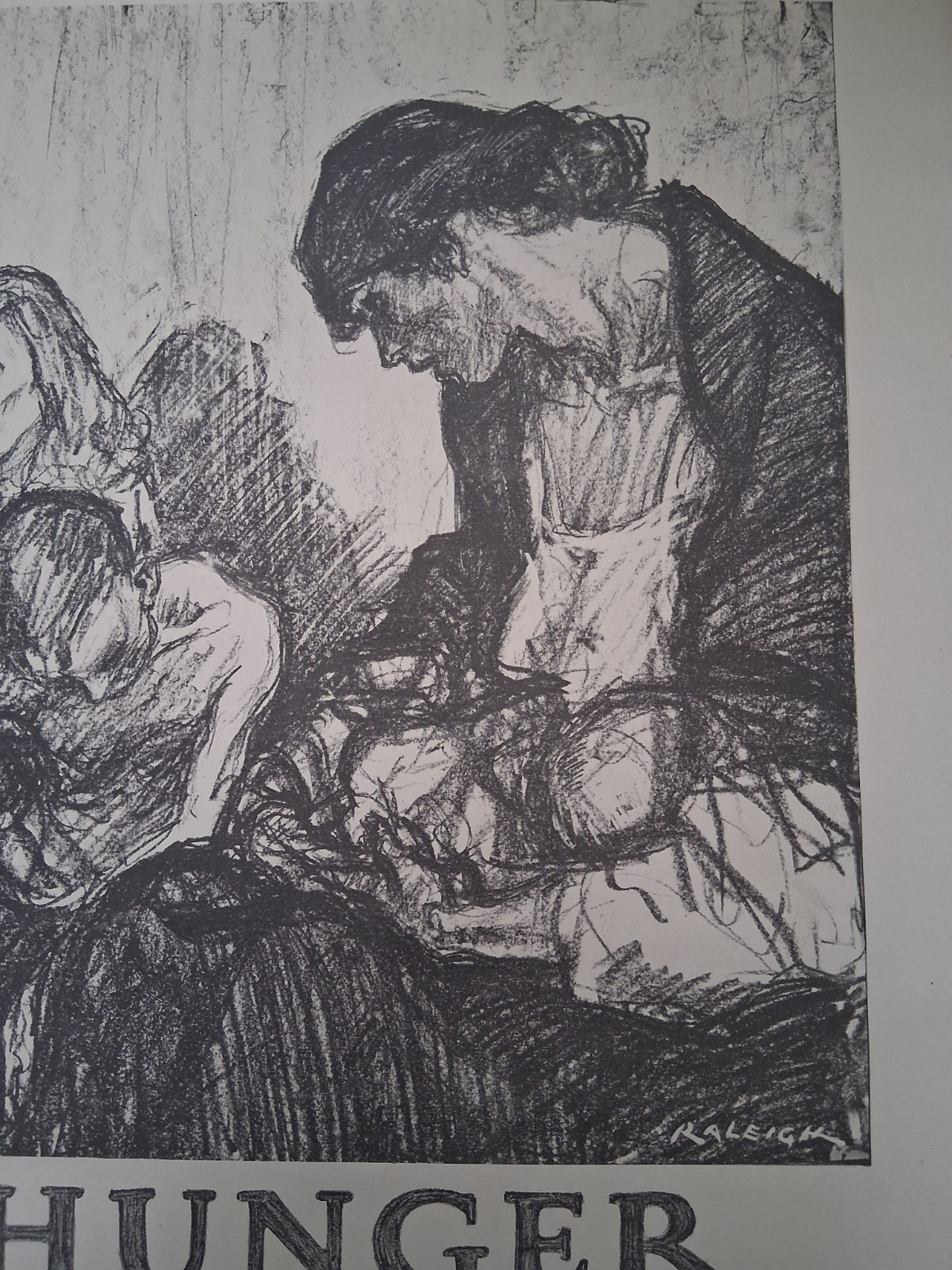 Original WWI America Has Fought Hunger In Belgium Poster US Food Administration