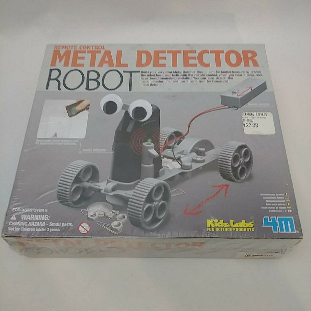 4M Remote Control Metal Detector Robot Kit Mechanics Science Project