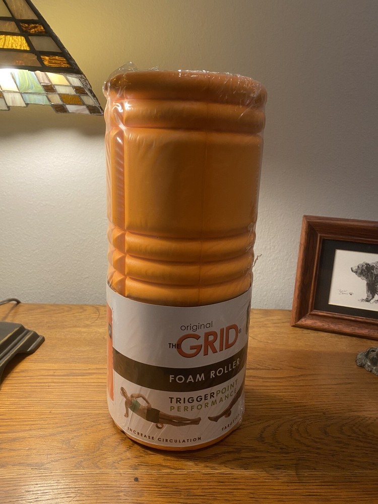 TriggerPoint GRID 13" Foam Roller for Exercise,Deep Tissue Massage Orange NEW