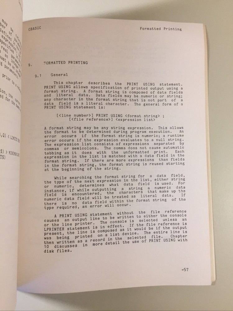 Vintage 1980 Compiler Systems CBASIC A Reference Manual Version 2