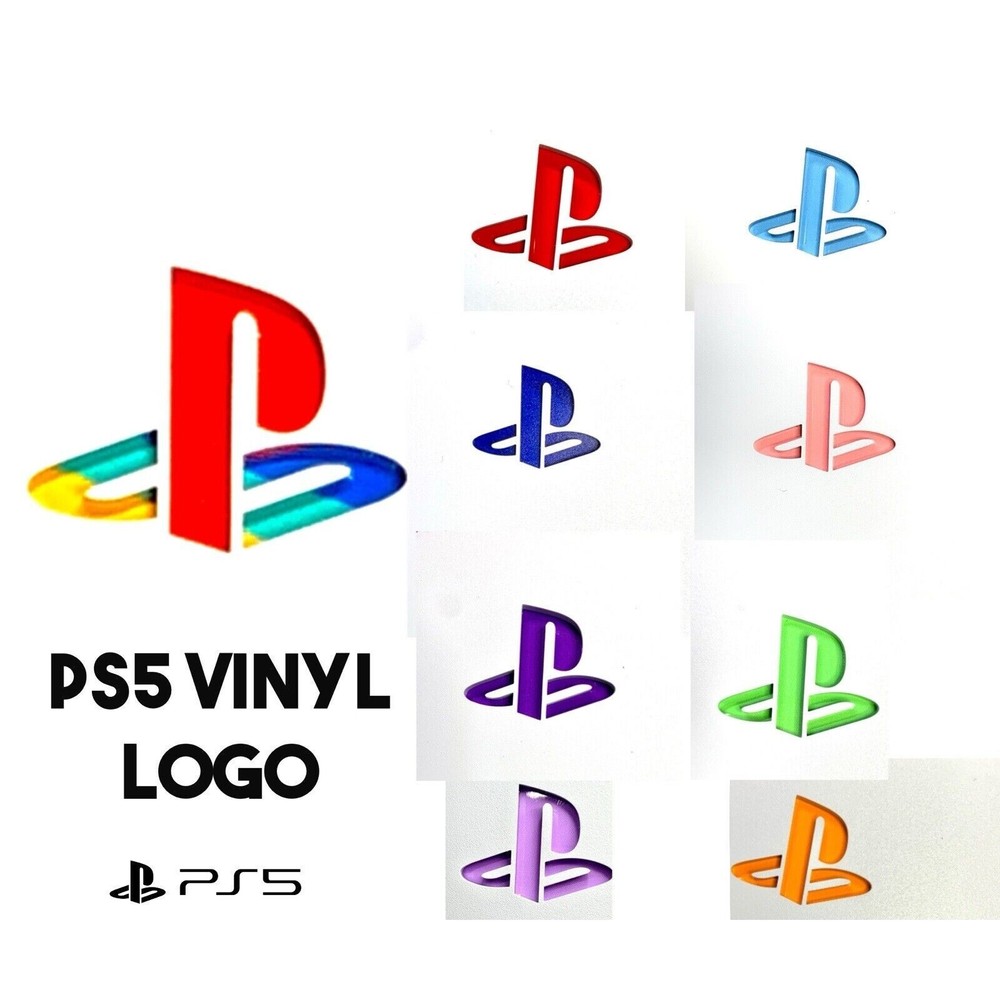 Playstation 5 Ps5 Customized Vinyl Logo Sticker Insert For Slim or Launch Model