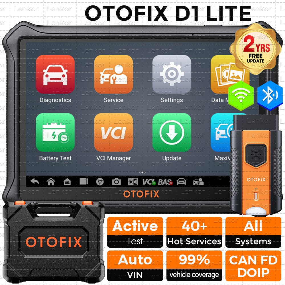 2025 OTOFIX D1 Lite Bidirectional Full System Diagnostic Tool Key Coding Scanner