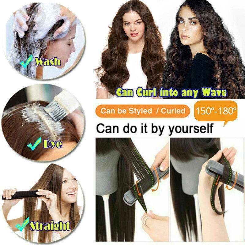 Double Weave Sew in Weft Hair Extensions 100%Real Brazilian Remy Human Hair 100g