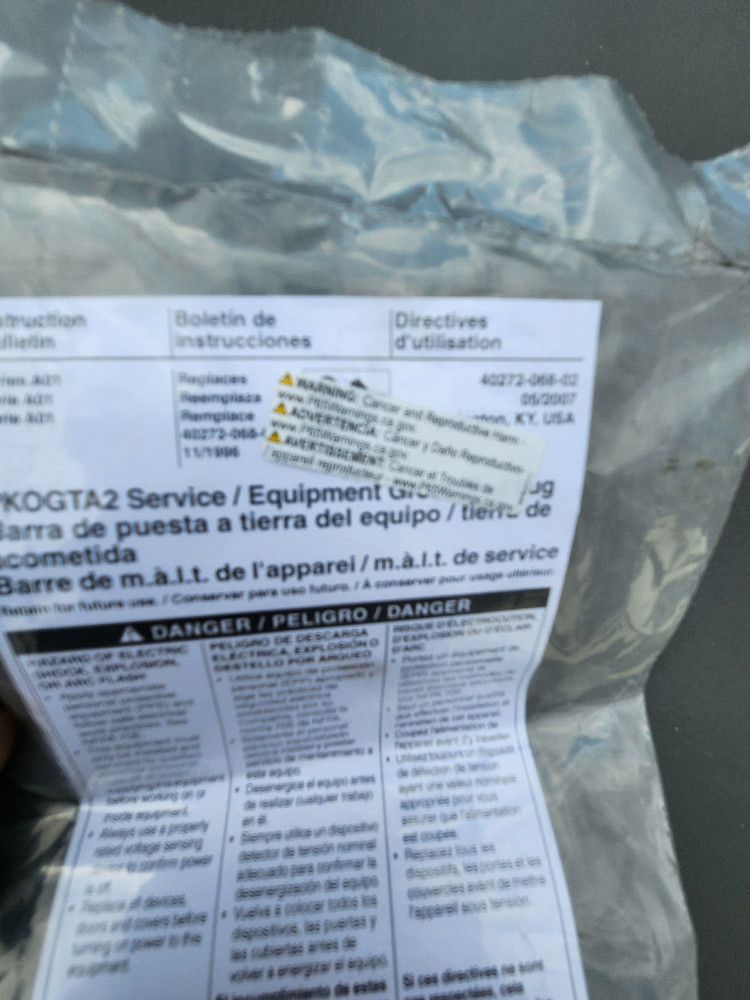 Square D PKOGTA2 Ground Bar