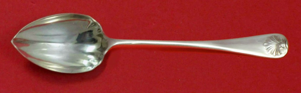 Williamsburg Shell by Stieff Sterling Silver Grapefruit Spoon Fluted Custom Made