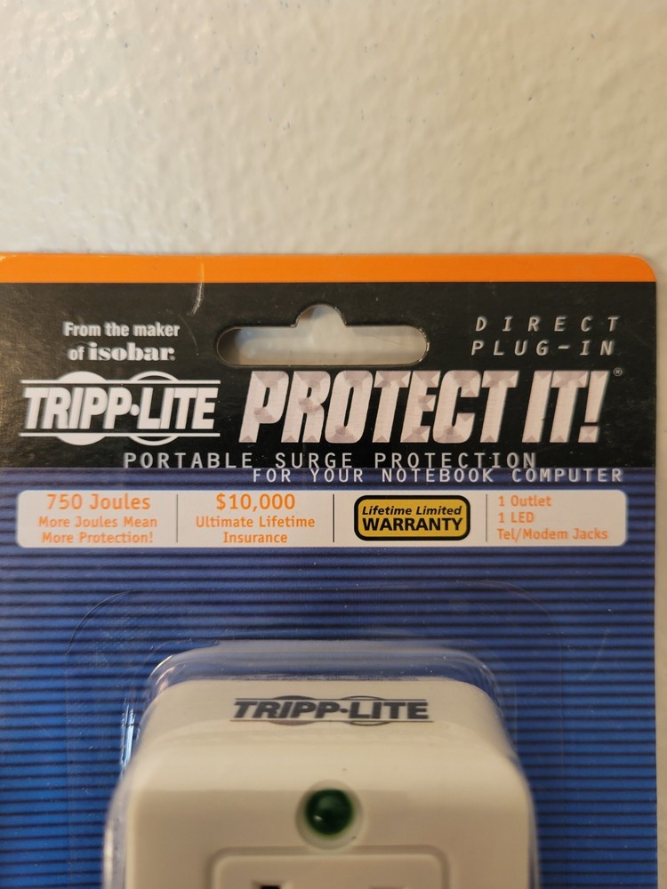 2 Tripp-lite Portable Surge Protector For Notebook Computer