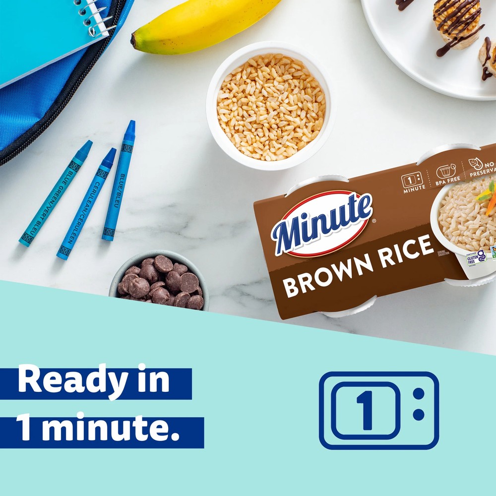 Microwaveable Brown Rice Cups Gluten Free