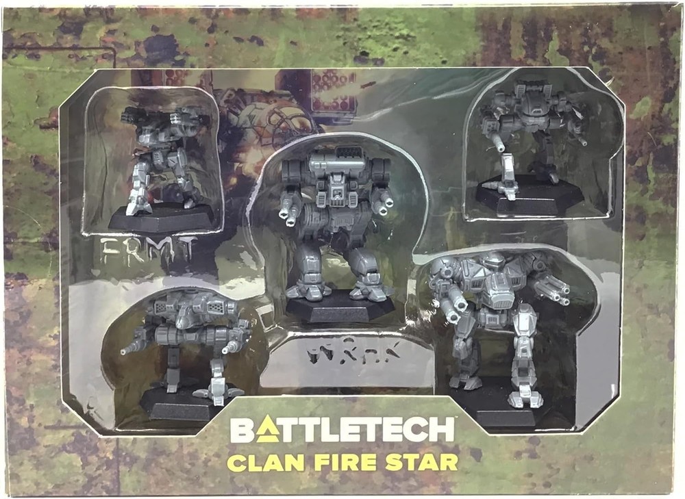 Battletech Clan Fire Star Catalyst Warhawk Cougar Fire Moth Fox Nova Cat NEW!