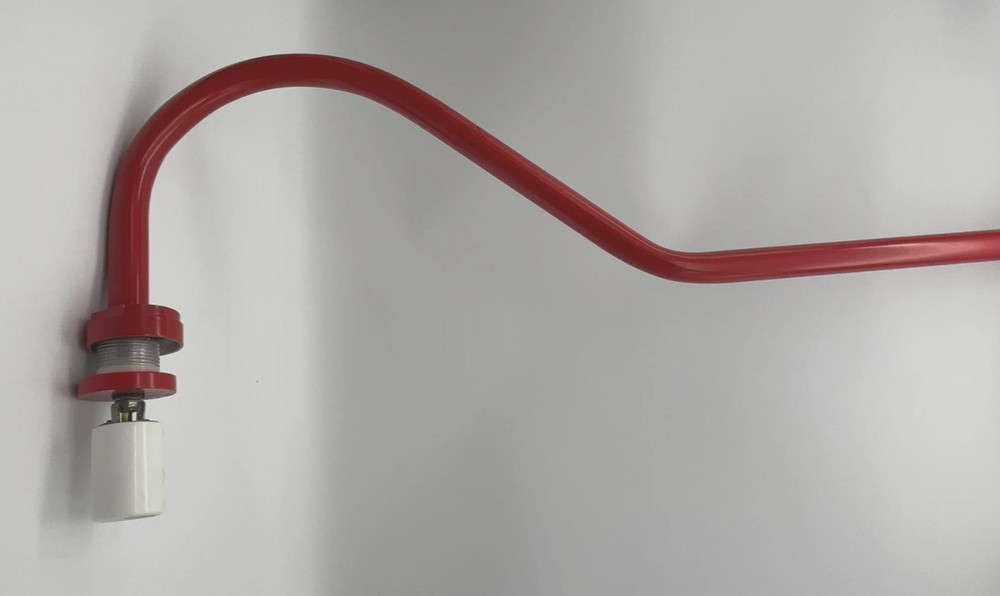 Replacement Sign Lighting Gooseneck 16-32" With E26 Socket. Accessory Arm-RED