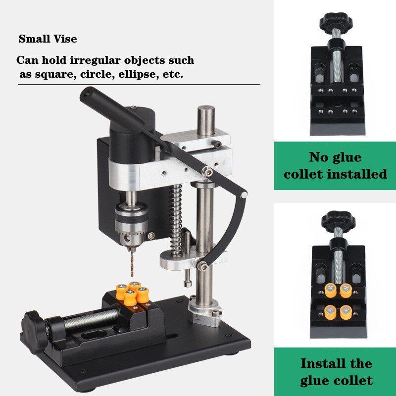 Small Bench Drill Desktop Portable Stand Desktop Precision Drilling Machine Tool