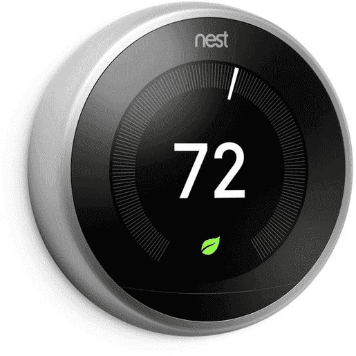 PART Google Nest 3rd Generation Learning Stainless Steel Programmable Thermostat