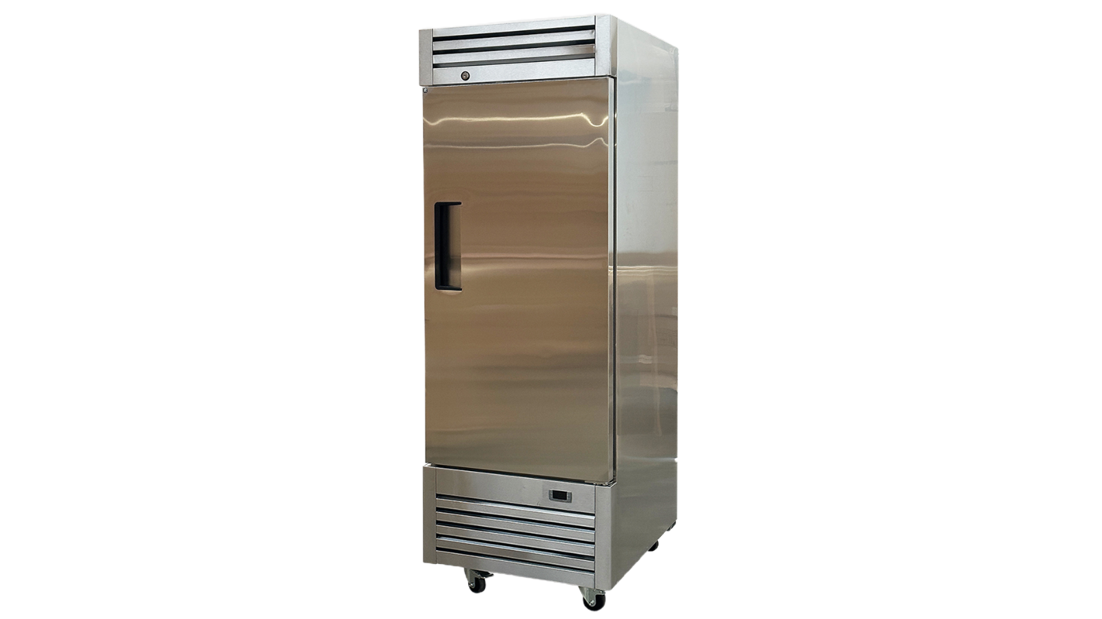 Commercial Reach-In Refrigerator Solid Door 27" Stainless Steel Restaurant