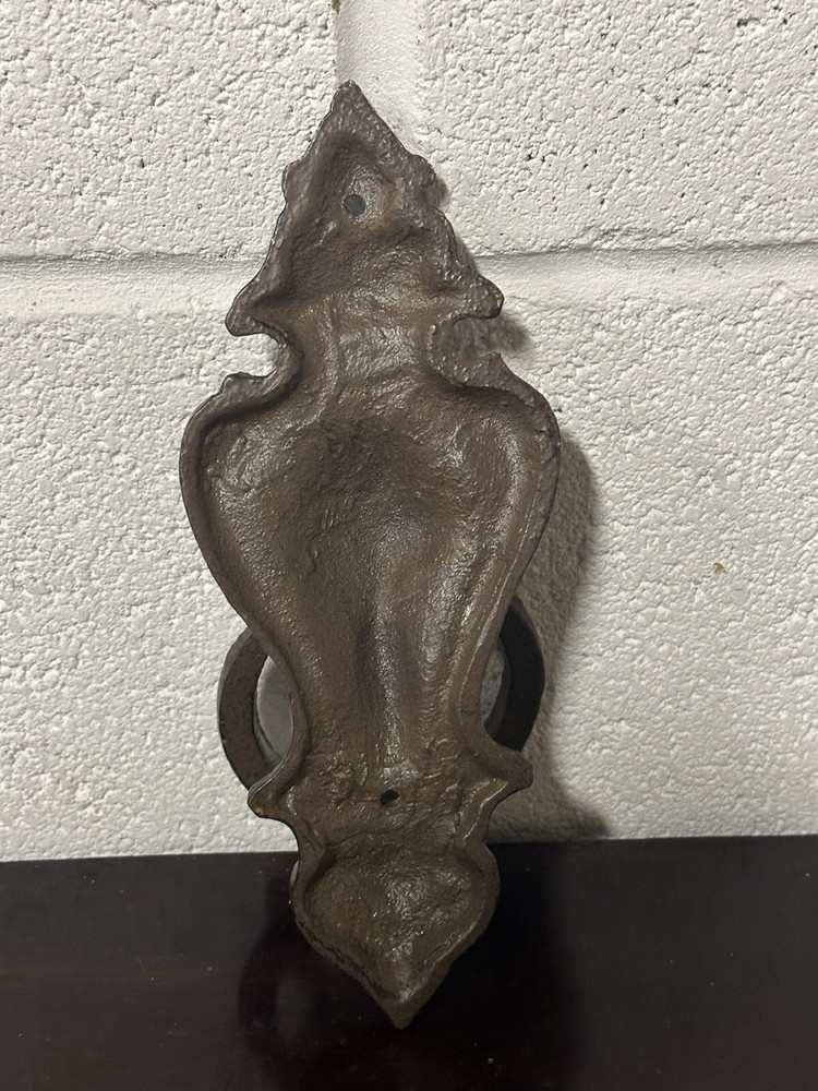 Large Antique Cast Iron Door Knocker