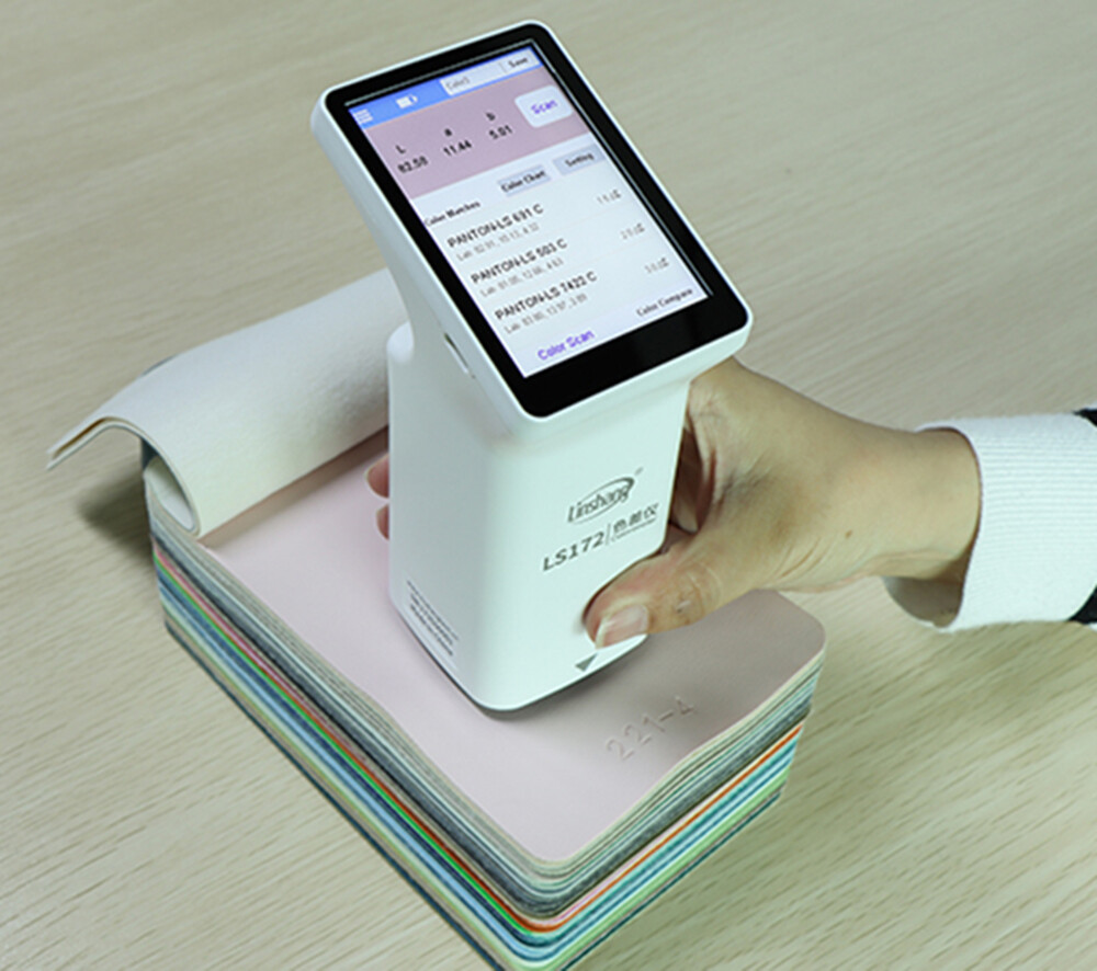 Color Difference Meter Analyzer Touch Screen 45/0 for Coating Ceramic Plastic