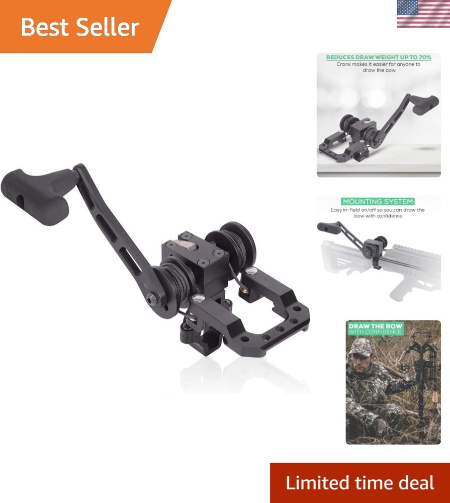 Lightweight and Efficient Crossbow Cocking Device - Ambidextrous Design Included