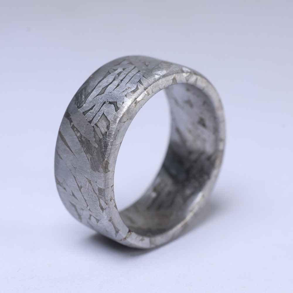 Meteorite Ring, Natural Muonionalusta meteorite,Personalized customization Ring