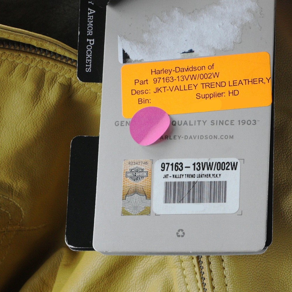 Harley Davidson Valley Trend Leather Jacket 3W