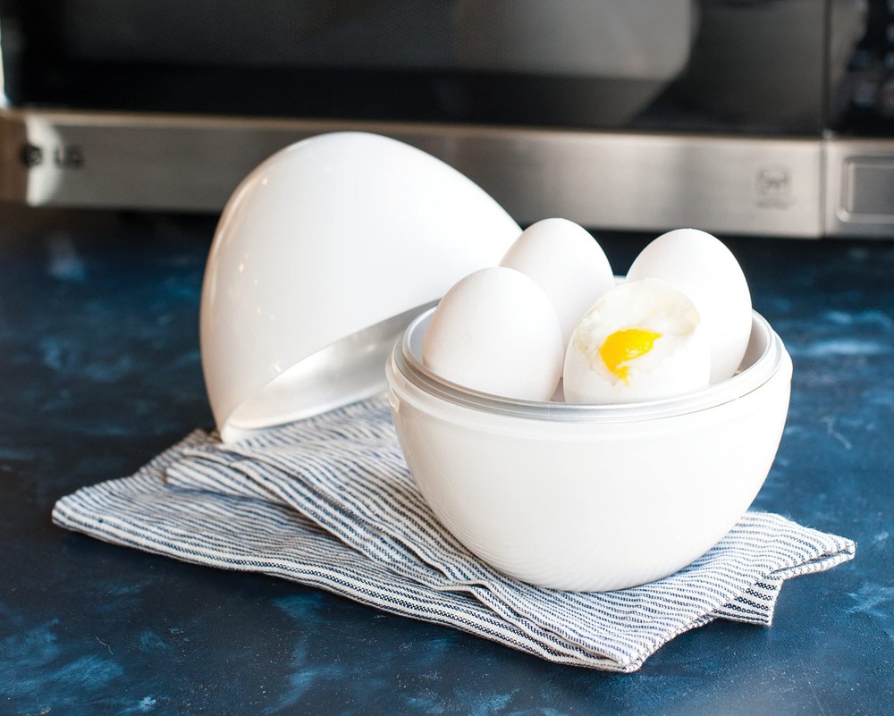 Nordic Ware Microwave Egg Boiler 4 Capacity, White